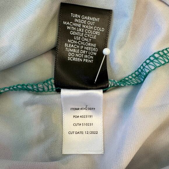 TORRID Studio Wrap Sleeveless Midi Dress Women's Size 3 Floral Aqua Blue Pink - Picture 14 of 15